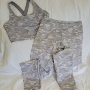Born Primitive Camouflage Sports Bra and Leggings Set